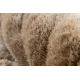 Alfombra beige NEPAL 2100 círculo - lana, de doble cara, natural