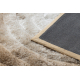модерен килим FLIM 008-B1 рошав, кръгове - structural бежов