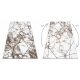 Vaip kaasaegne COZY Lina, geomeetriline, marmor - Struktuuriline, kahel tasemel fliis pruu