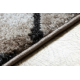 модерен килим COZY Lina, геометричен, мрамор structural две нива на руно кафяв