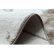 Modern Teppich COZY Lina, Geometrisch, Marmor - Strukturell zwei Ebenen aus Vlies braun