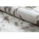 Moderne teppe COZY Lina, geometriske, marmor - strukturell to nivåer av fleece brun