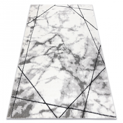 Tapis NEPAL 2100 cercle stone, grigio - laine, double face