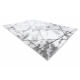 Modern carpet COZY Lina, geometric, marble - structural two levels of fleece grey