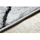 модерен килим COZY Lina, геометричен, мрамор structural две нива на руно сив