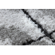 Moderný koberec COZY Lina, geometrický , mramor - Štrukturálny, dve vrstvy rúna, šedá