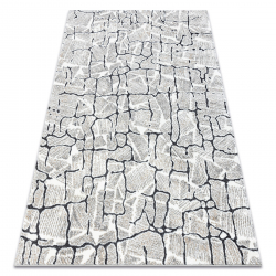 Alfombra BONO 9614 círculo Oso, globos crema / gris claro