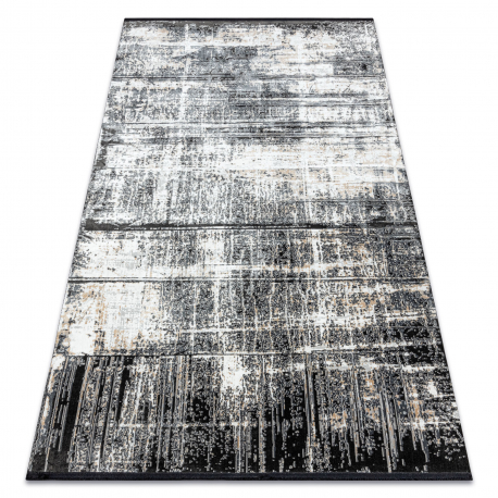 Bathroom rug SYNERGY, glamour, non-slip, soft - lurex black