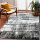 Bathroom rug SYNERGY, glamour, non-slip, soft - lurex black