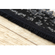 Bathroom rug SYNERGY, glamour, non-slip, soft - lurex black