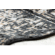 Bathroom rug SYNERGY, glamour, non-slip, soft - lurex black