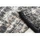 Bathroom rug SYNERGY, glamour, non-slip, soft - lurex black