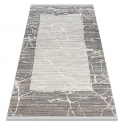 Alfombra de baño SYNERGY, glamour, antideslizante, suave - lurex blanco