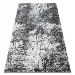 Alfombra de baño SUPREME LINES, líneas, antideslizante, suave - gris