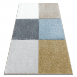 Tappeto da bagno SUPREME STONES, pietre, antiscivolo, morbido - grigio