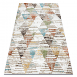 Килимок для ванної SUPREME WAVES, Хвилі, протиковзкий, м'який - сірий