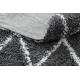 Alfombra de baño SYNERGY círculo, glamour, antideslizante, suave - lurex negro