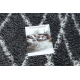 Alfombra de baño SYNERGY círculo, glamour, antideslizante, suave - lurex negro