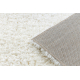 Tapete de banheiro SYNERGY círculo, glamour, antiderrapante, macio - lurex cinzento