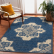 Bathroom rug SUPREME circle LINES, non-slip, soft - black