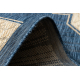 Bathroom rug SUPREME circle LINES, non-slip, soft - black