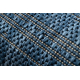 Bathroom rug SUPREME circle LINES, non-slip, soft - black