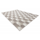 Teppich FLAT 48624/686 SISAL - 3D-Würfel