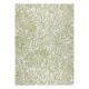 Килим SIZAL SION Доріжка, листя, тропічний 22128 плоскі тканини ecru / зелений