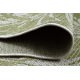 Килим SIZAL SION листа, тропически 22128 плоски тъкани ecru / зелен