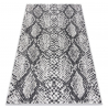 Alfombra sisal SION Piel de serpiente 22162 Tejido plano ecru / negro
