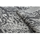 Carpet SISAL SION Snake's skin 22162 Flat woven ecru / black