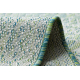 Kilimas sizalio virvelės SION Deimantai 22184 plokščias audimas žalias / mėlyna / ecru