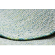 Kilimas sizalio virvelės SION Deimantai 22184 plokščias audimas žalias / mėlyna / ecru