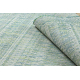 Carpet SISAL SION aztec 22184 Diamonds Flat woven green / blue / ecru