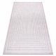 Fonott sizal szőnyeg SION labirintus 22376 lapos szövött rózsaszín / ecru