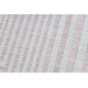 Χαλί σιζάλ SION λαβύρινθος 22376 Επίπεδη υφαντή ροζ / εκρού