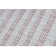 Килим SIZAL SION лабиринт 22376 плоски тъкани розов / ecru