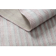 Fonott sizal szőnyeg SION labirintus 22376 lapos szövött rózsaszín / ecru