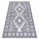 Carpet SISAL SION aztec 3007 Flat woven blue / pink / ecru