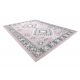 Teppich SISAL SION aztekisch 3007 flach gewebt rosa / ecru