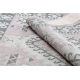 Carpet SISAL SION aztec 3007 Flat woven pink / ecru