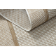 Carpet, Runner SISAL SION Frame 21782 Flat woven ecru / beige