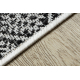 Sisal tapijt, Loper SION azteeks 22168 plat te weven zwart / ecru