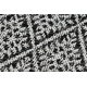 Fonott sizal szőnyeg SION Futó szőnyegek azték 22168 lapos szövött fekete / ecru
