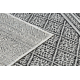 Stīgu paklājs sizals SION Azteku 22168 plokščias audimas juoda / ecru