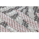Two-piece bathroom set rug SANTA plain, non-slip, soft - white 