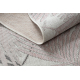 Two-piece bathroom set rug SANTA plain, non-slip, soft - white 