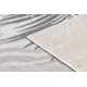 Two-piece bathroom set rug SANTA plain, non-slip, soft - white 