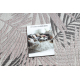 Two-piece bathroom set rug SANTA plain, non-slip, soft - white 