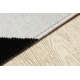 Модерен килим MUNDO E0571 рибена кост външно бежово / черен